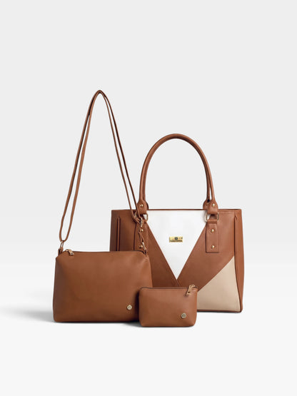 Set Tres Piezas Tote + Bandolera + Monedero — Olga & Cuba