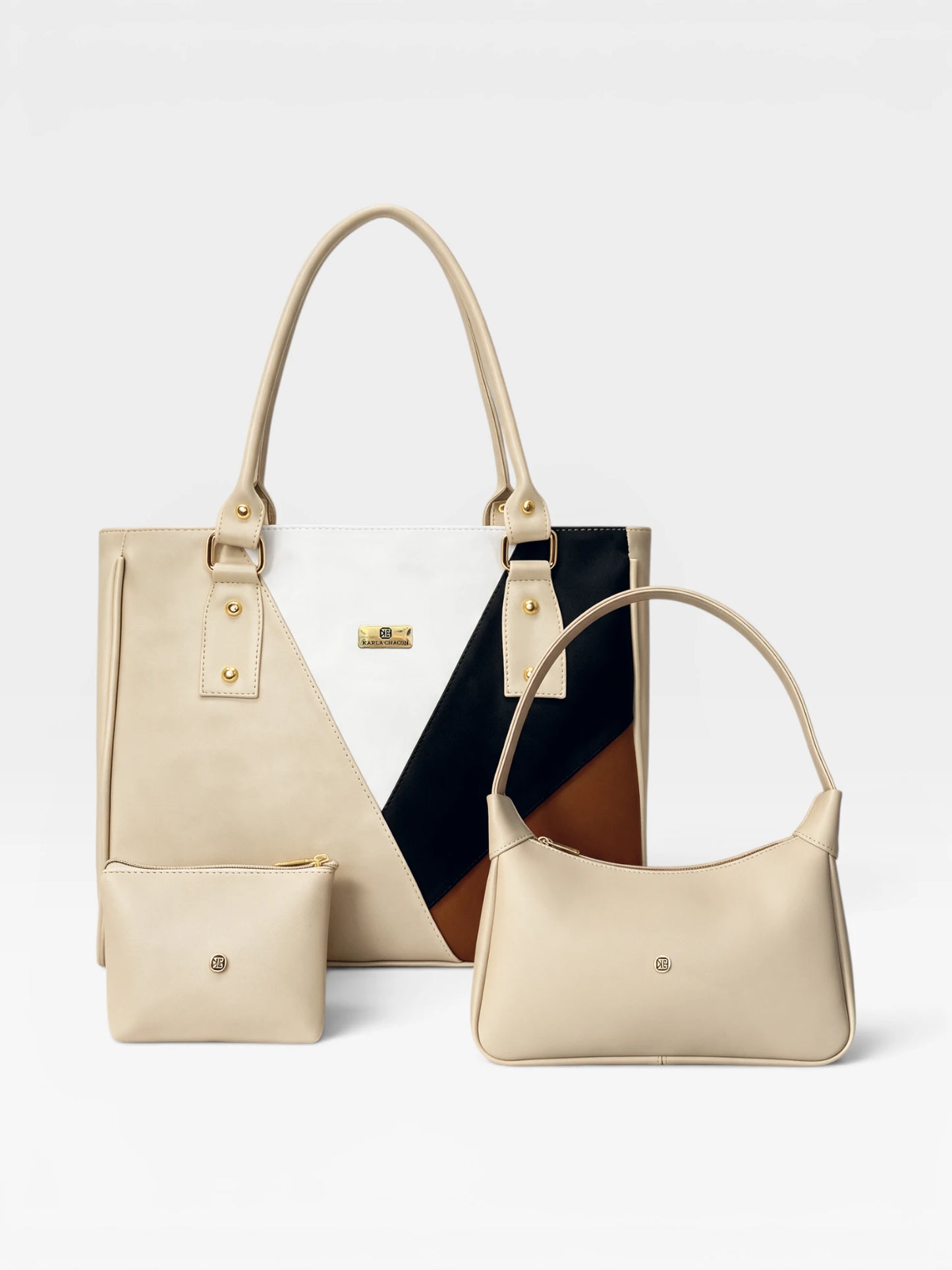 Set Tres Piezas Tote + Baguette + Monedero — Olga & Praga