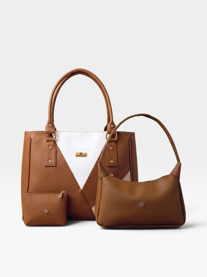Set Tres Piezas Tote + Baguette + Monedero — Olga & Praga