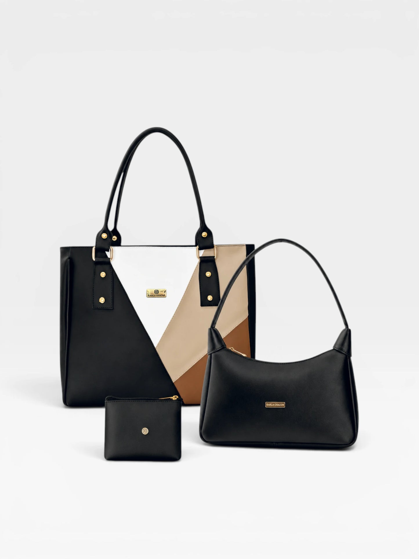 Set Tres Piezas Tote + Baguette + Monedero — Olga & Praga