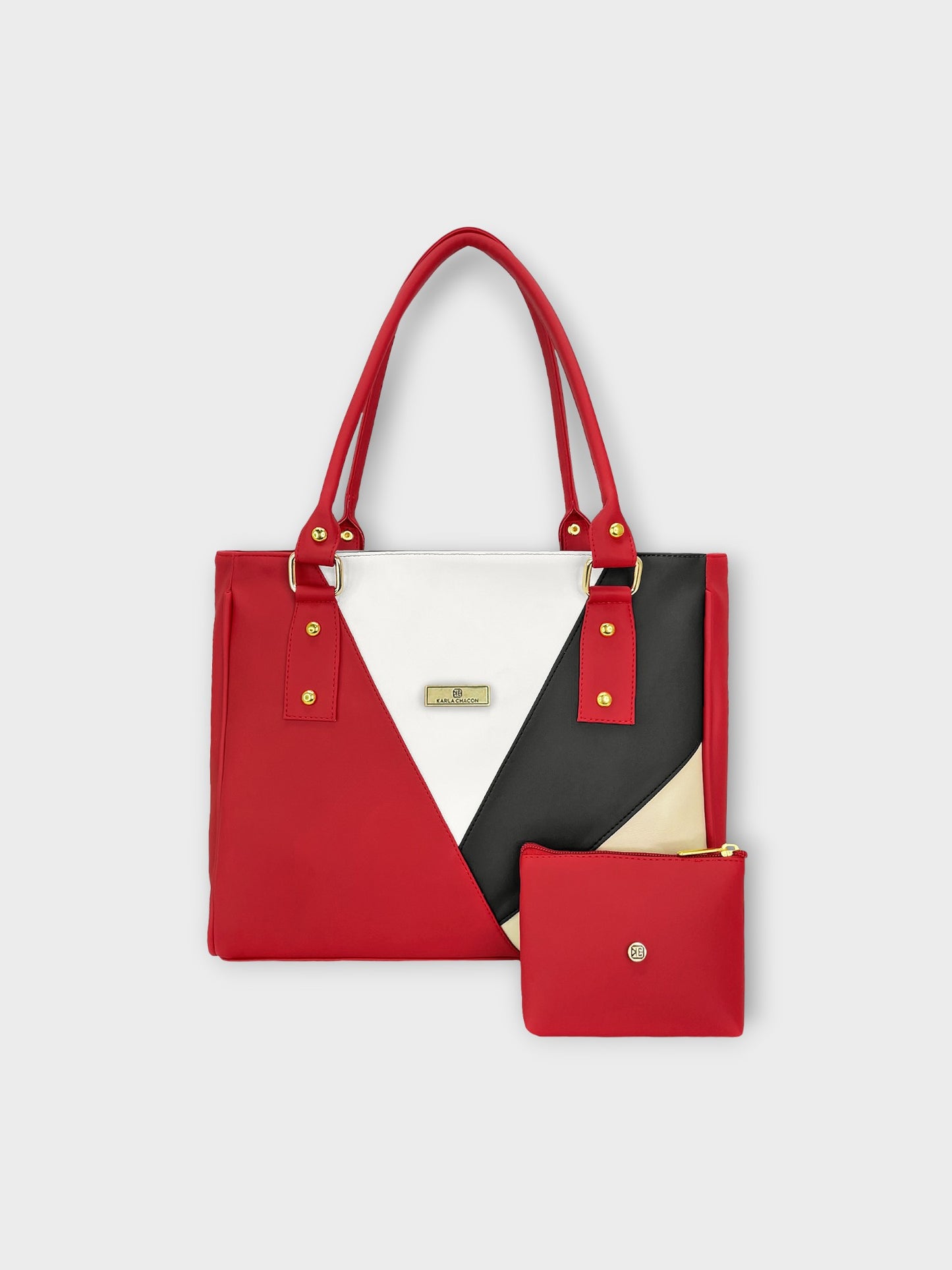 Cartera Olga Rojo con Accesorio