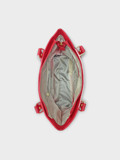 Cartera Olga Rojo con Accesorio