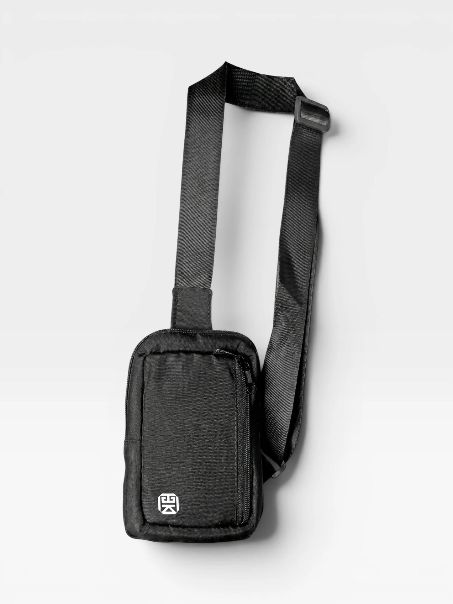 Bolso Pechera hombre mini  Portacelular Manos Libres Carriel Spor Negro Unisex (Oslo)