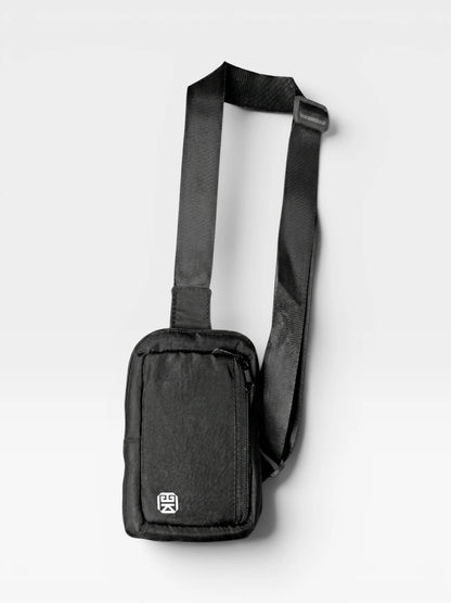 Bolso Pechera hombre mini  Portacelular Manos Libres Carriel Spor Negro Unisex (Oslo)