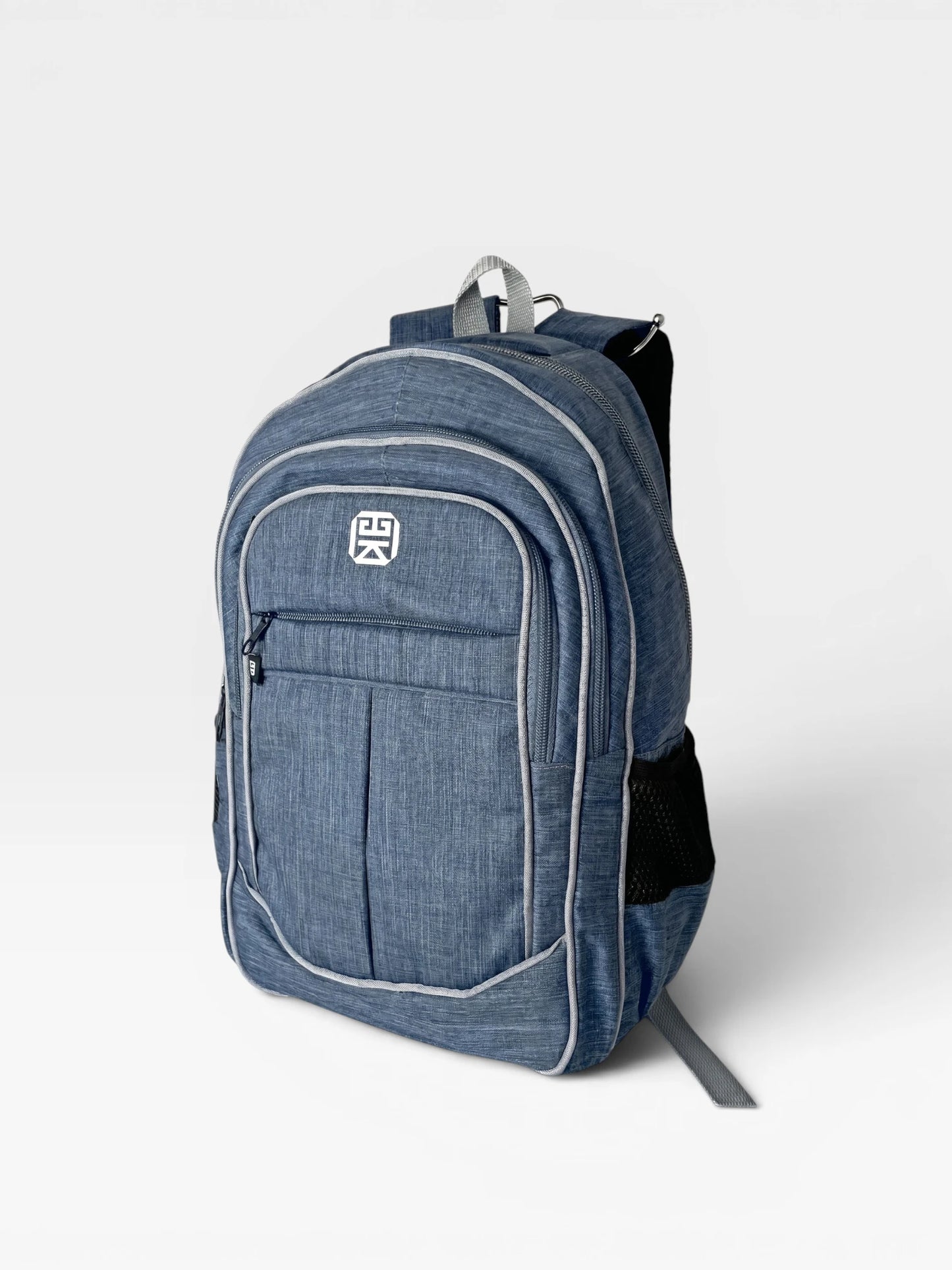 Bolso Morral Grande para portatil - Negro y Azul (Owen)