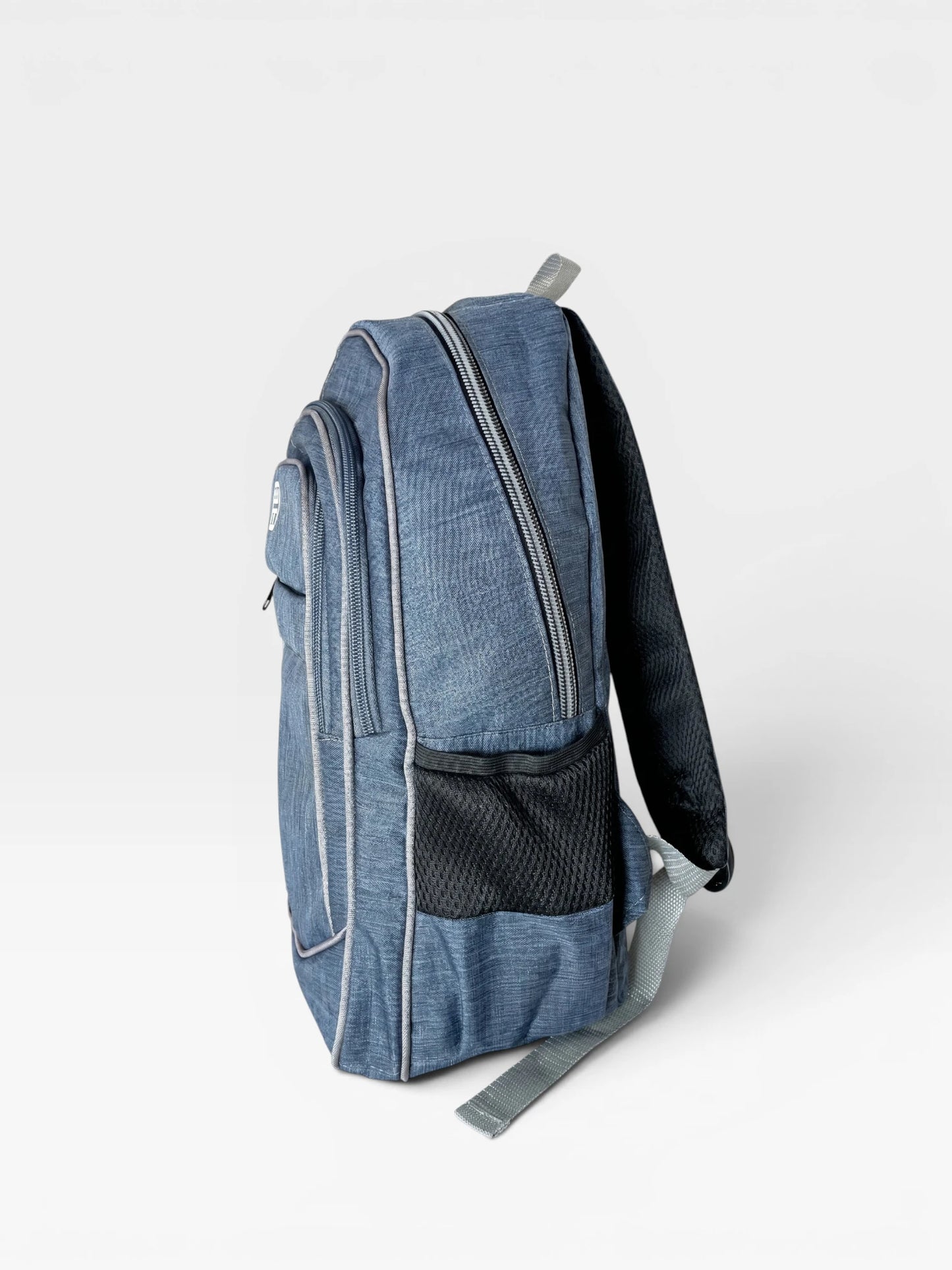 Bolso Morral Grande para portatil - Negro y Azul (Owen)