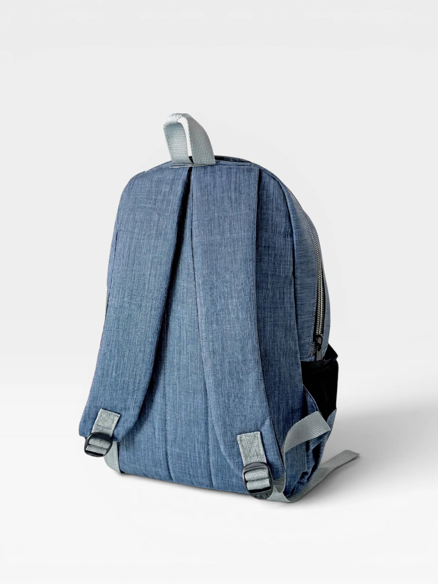 Bolso Morral Grande para portatil - Negro y Azul (Owen)