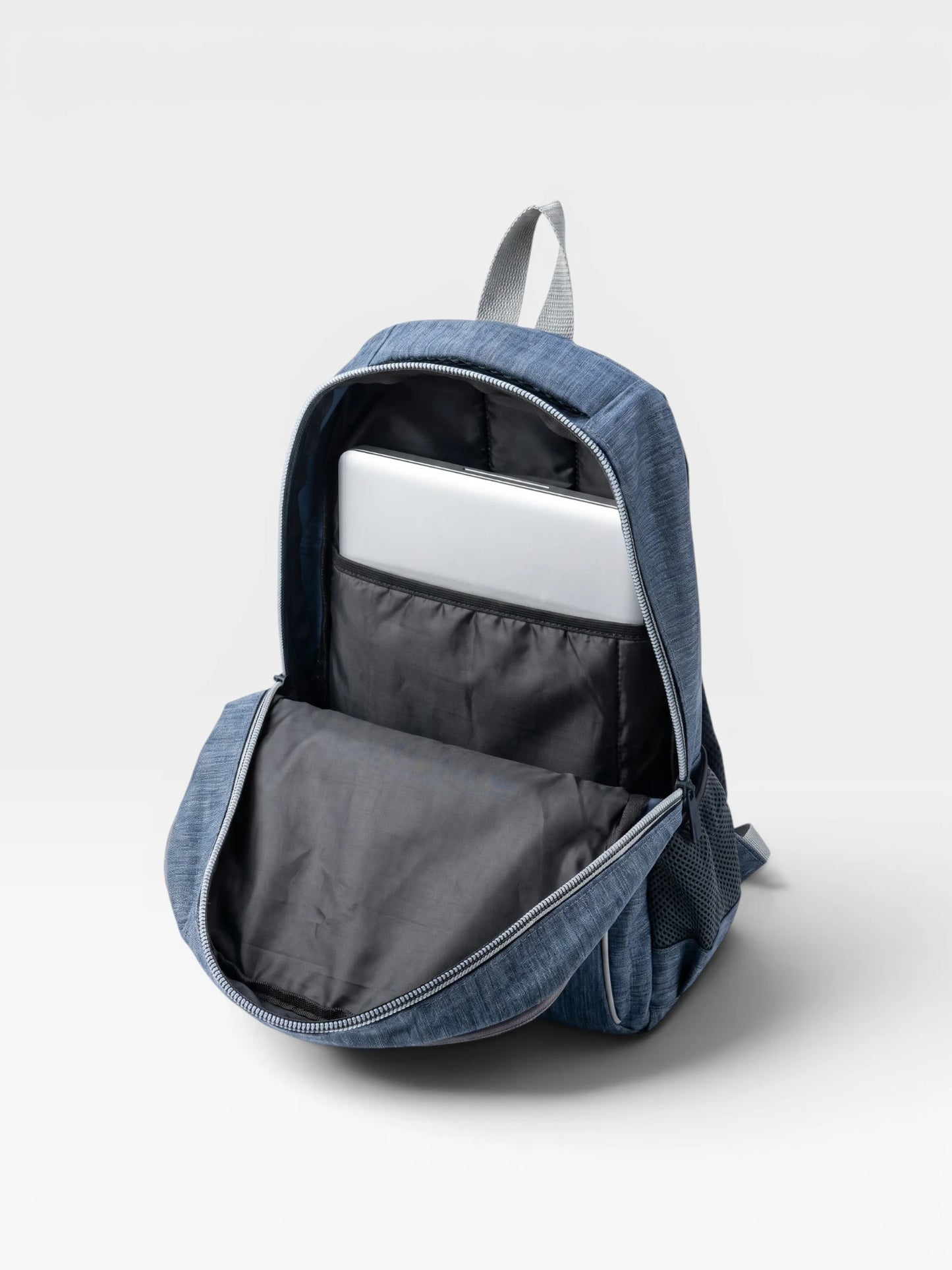 Bolso Morral Grande para portatil - Negro y Azul (Owen)