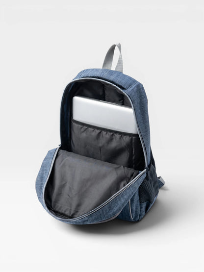 Bolso Morral Grande para portatil - Negro y Azul (Owen)