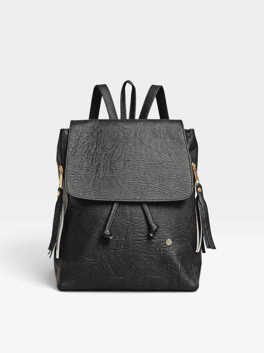 Morral Casual Doble Compartimento con Solapa — Pace Negro
