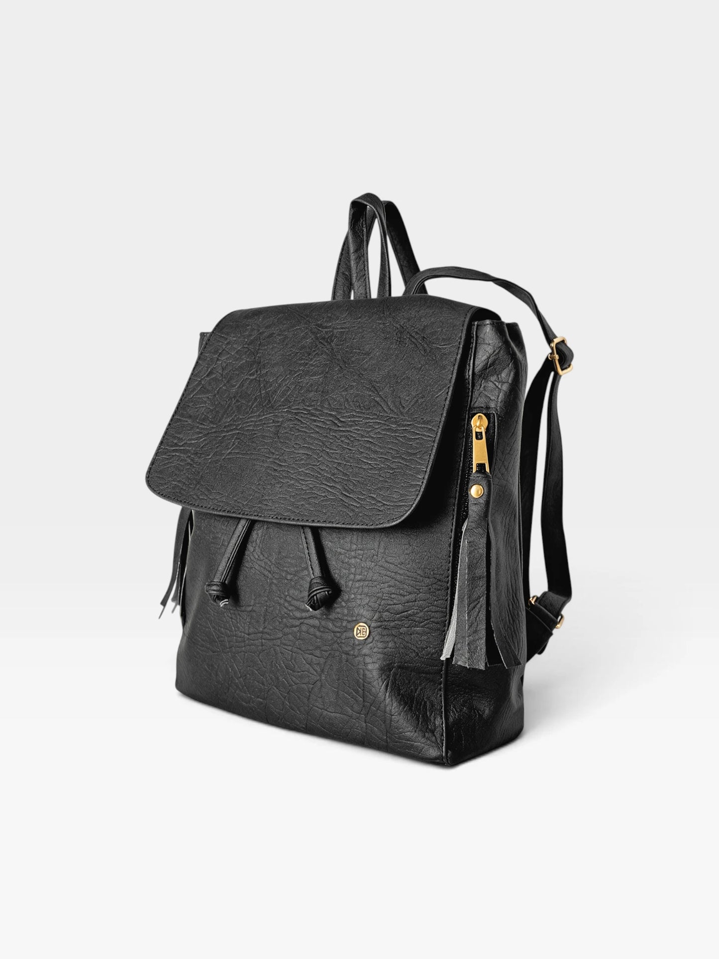 Morral Casual Doble Compartimento con Solapa — Pace Negro