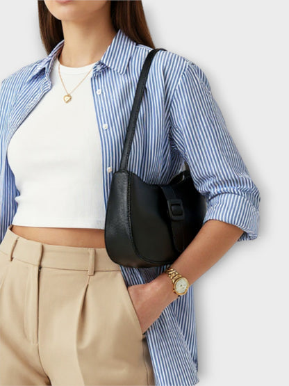 Bolso Tendencia Paris Beige y Negro