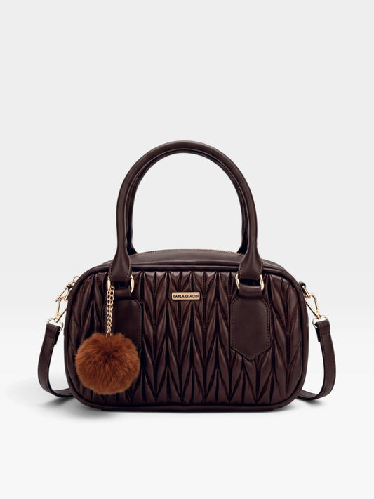 Bolso Boston de Mano con Strap y accesorio — Pau