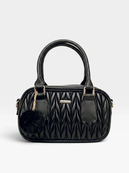 Bolso Boston de Mano con Strap y accesorio — Pau