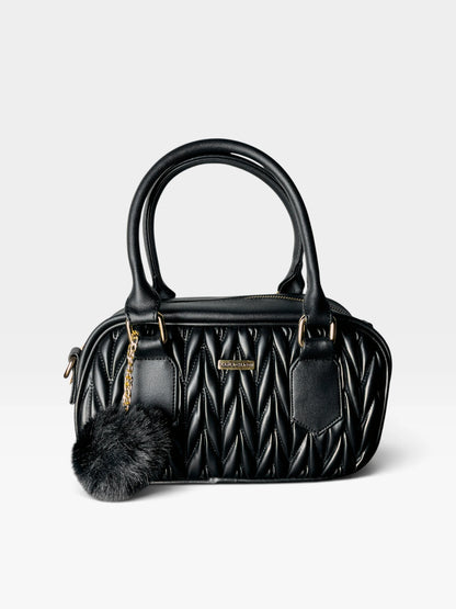 Bolso Boston de Mano con Strap y accesorio — Pau