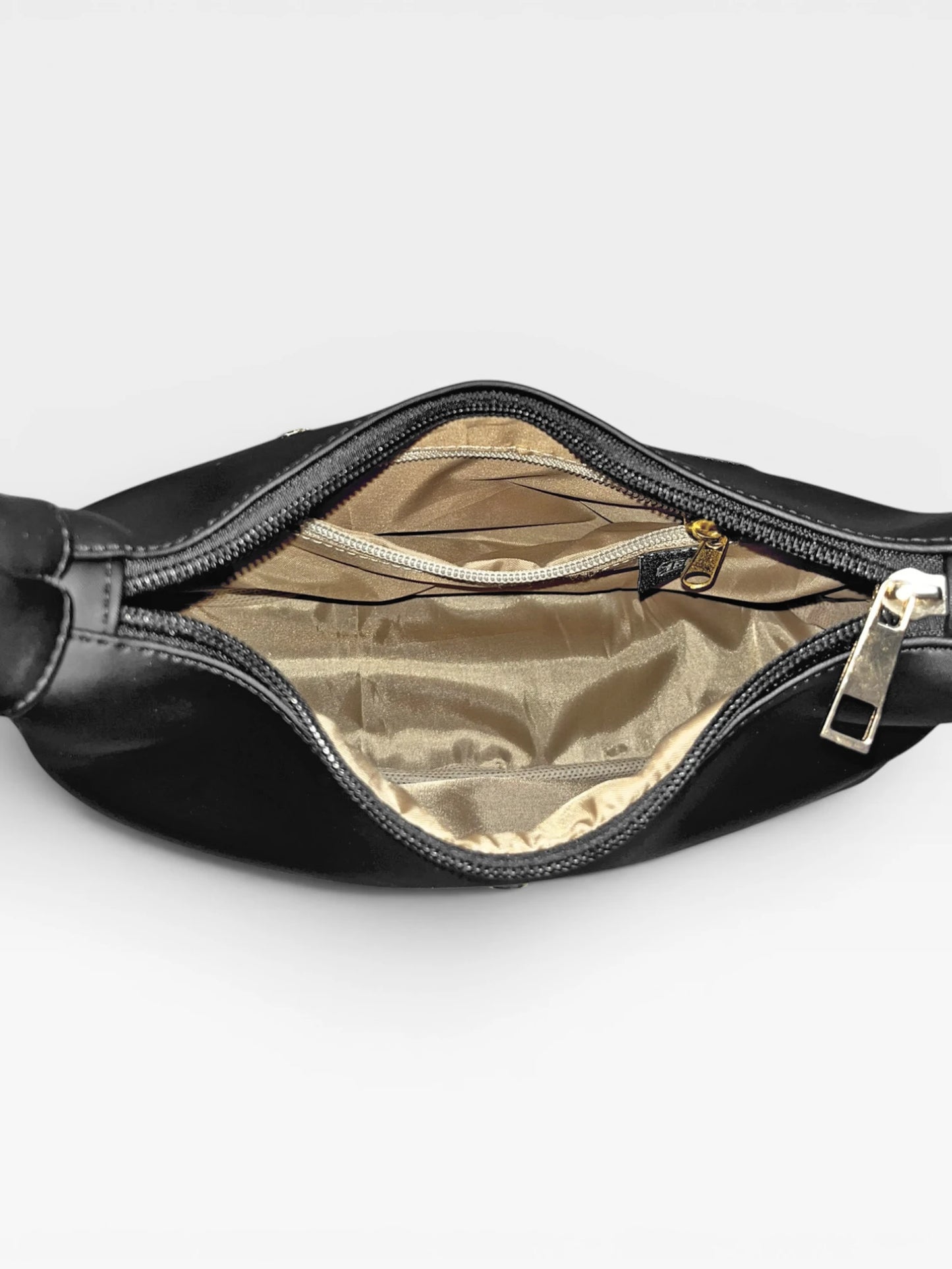 Bolso Cartera De Hombro Pequeña - Negro, Marron y Rojo (Praga)