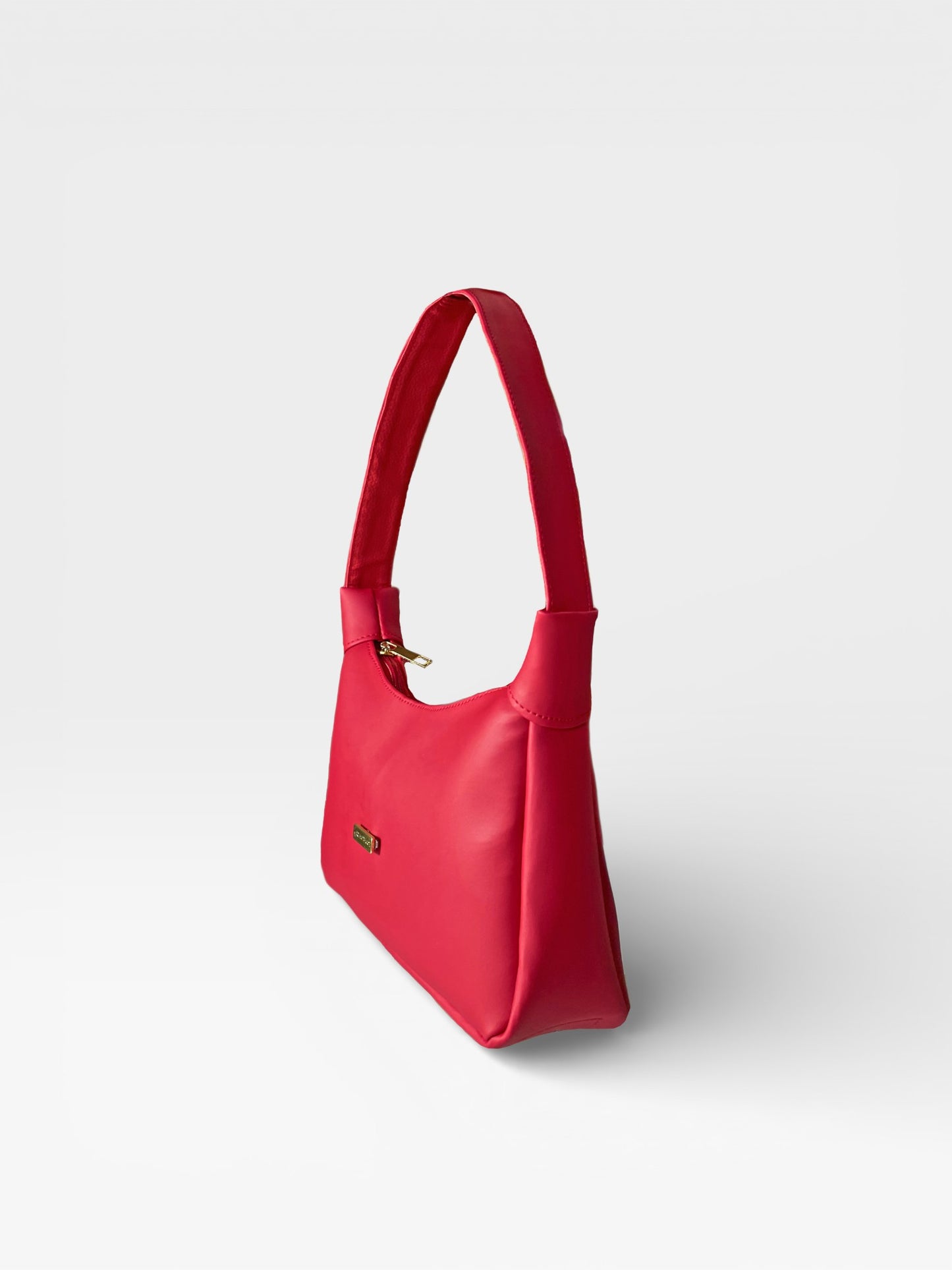 Bolso De Hombro Tendencia Praga - Negro, Marron y Rojo