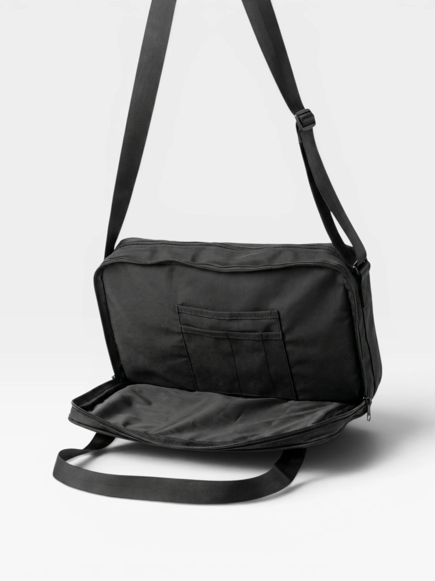 Bolso Maletín Portatil Portafolio Unisex Negro (Riga)