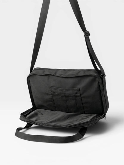 Bolso Maletín Portatil Portafolio Unisex Negro (Riga)