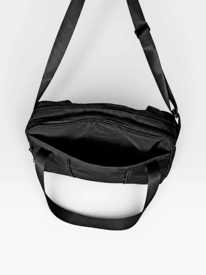 Bolso Maletín Portatil Portafolio Unisex Negro (Riga)