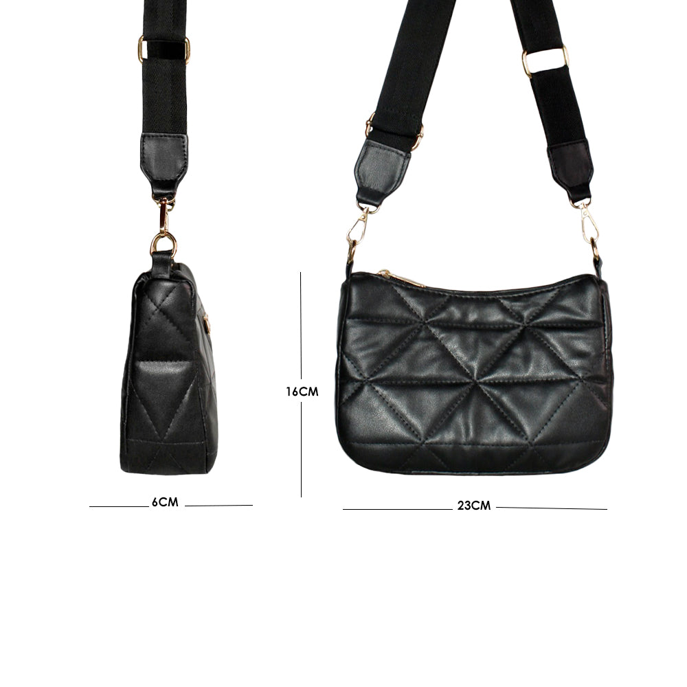 Bolso Rina Negro con Monedero