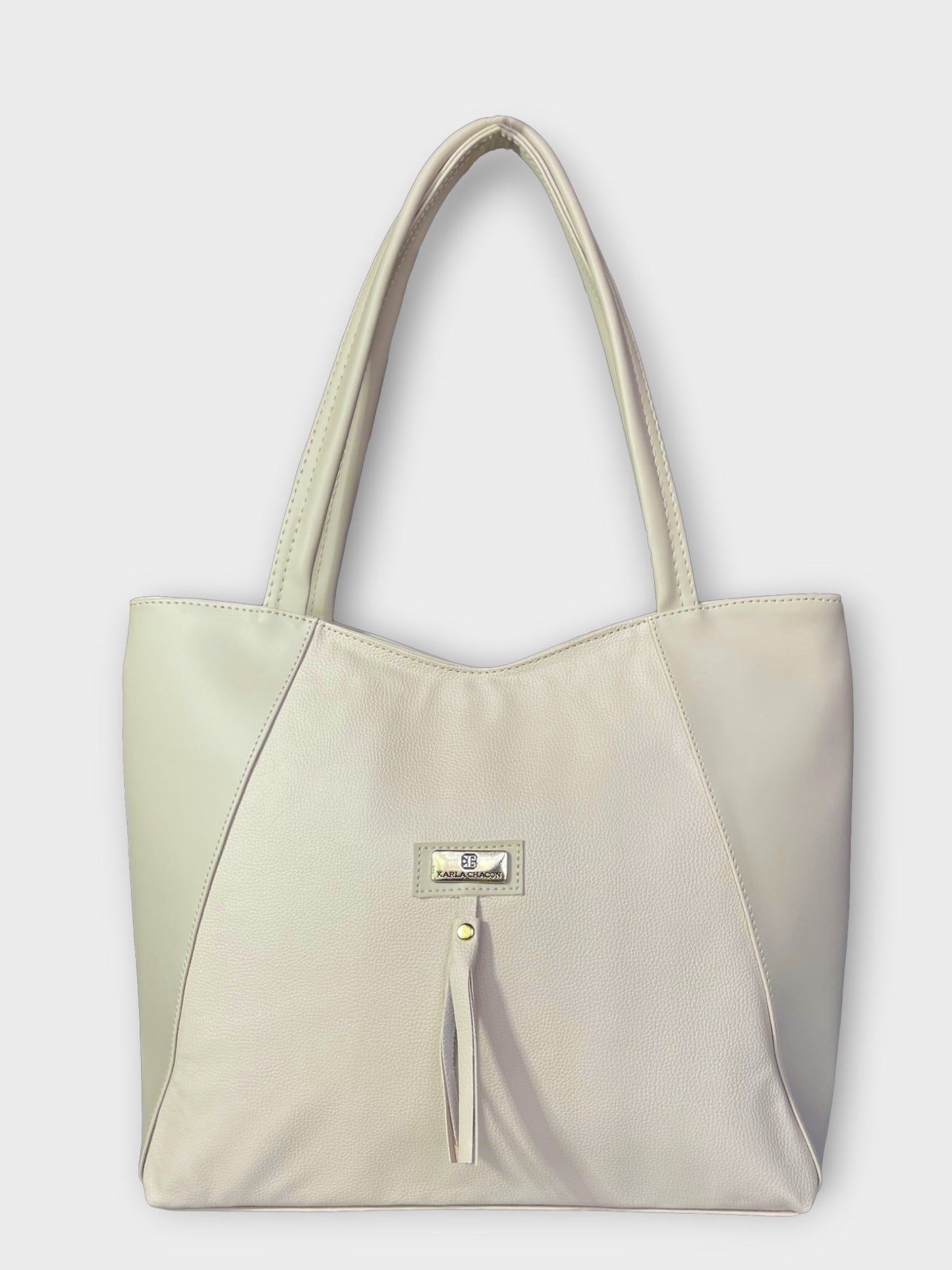 Set de Bolsos Rupe, Tote, Bandolera y Monedero - Negro y beige