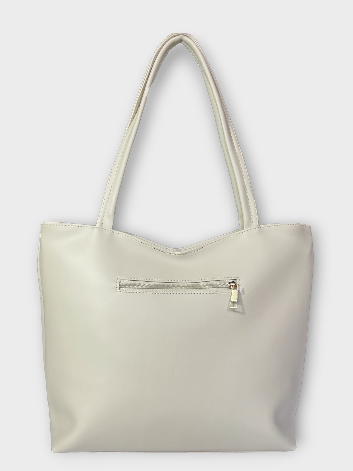 Set de Bolsos Rupe, Tote, Bandolera y Monedero - Negro y beige