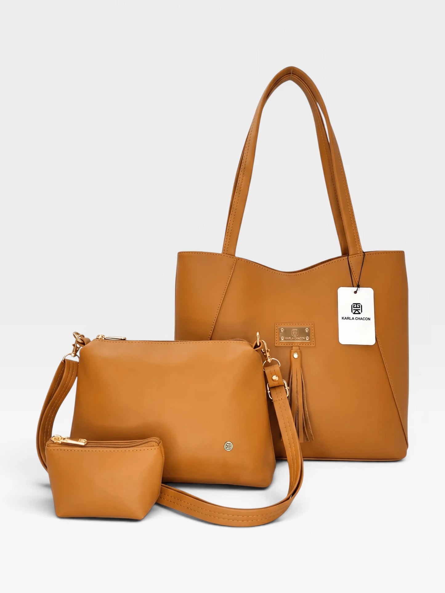 Set Tres Piezas Tote + Bandolera + Monedero — Rupe