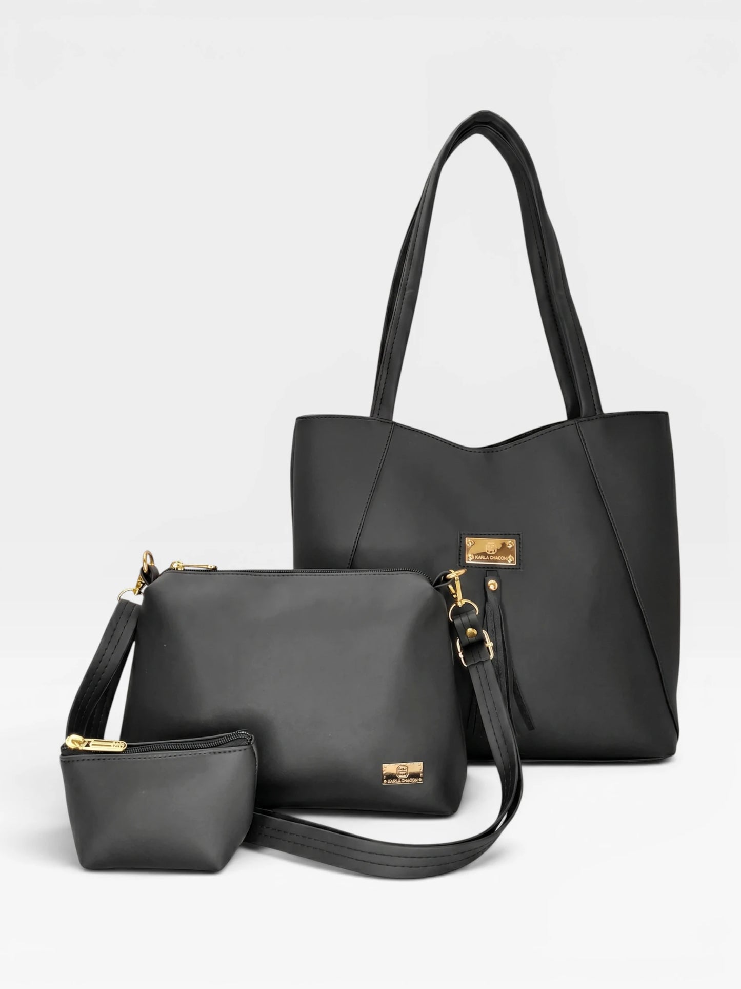 Set Tres Piezas Tote + Bandolera + Monedero — Rupe