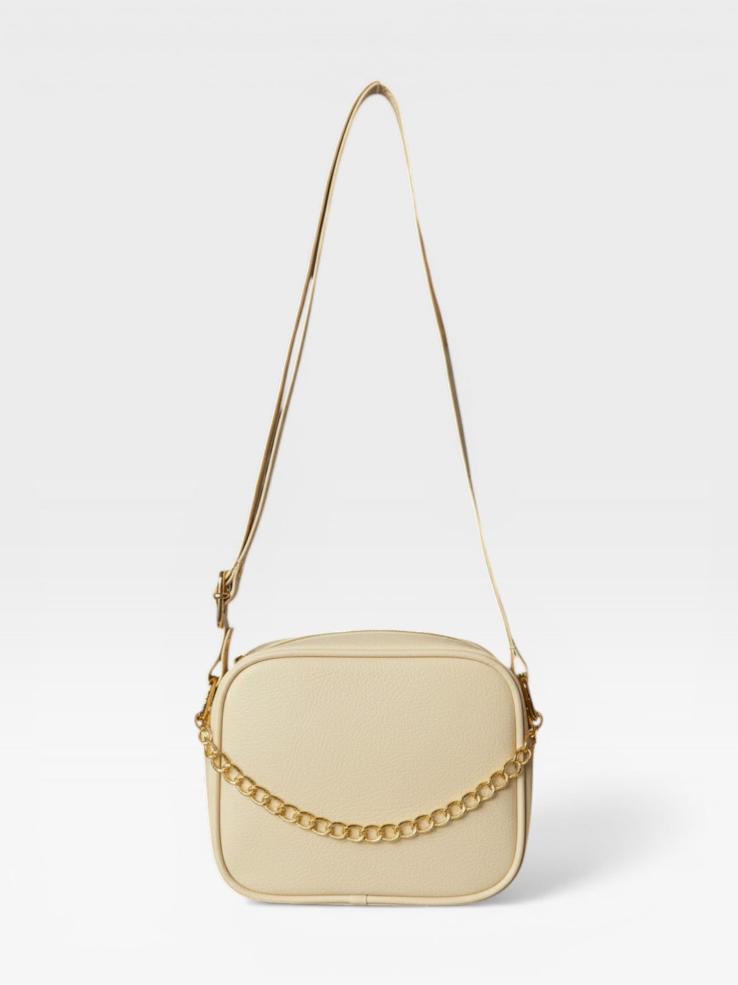 Bolso Bandolera Manos Libres Pequeño - Borgoña, Miel, Beige y Negro (Sade)
