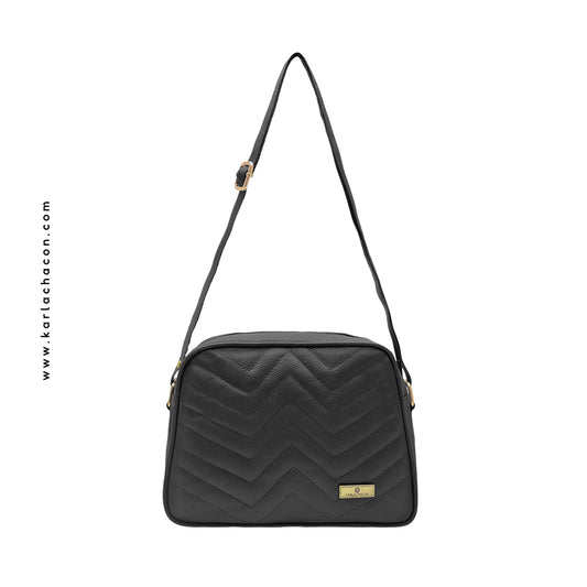 Bolso Tini Negro Con Correa Ajustable