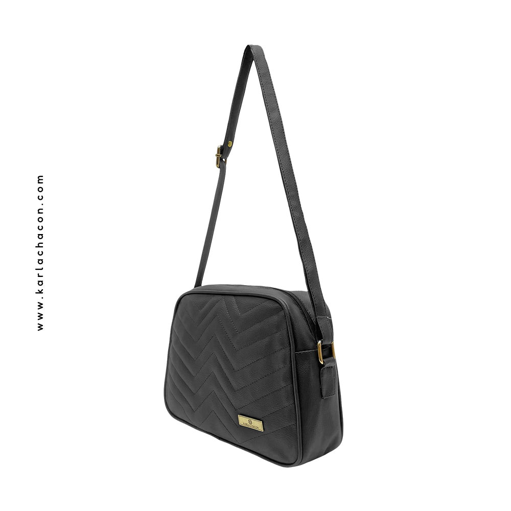 Bolso Tini Negro Con Correa Ajustable
