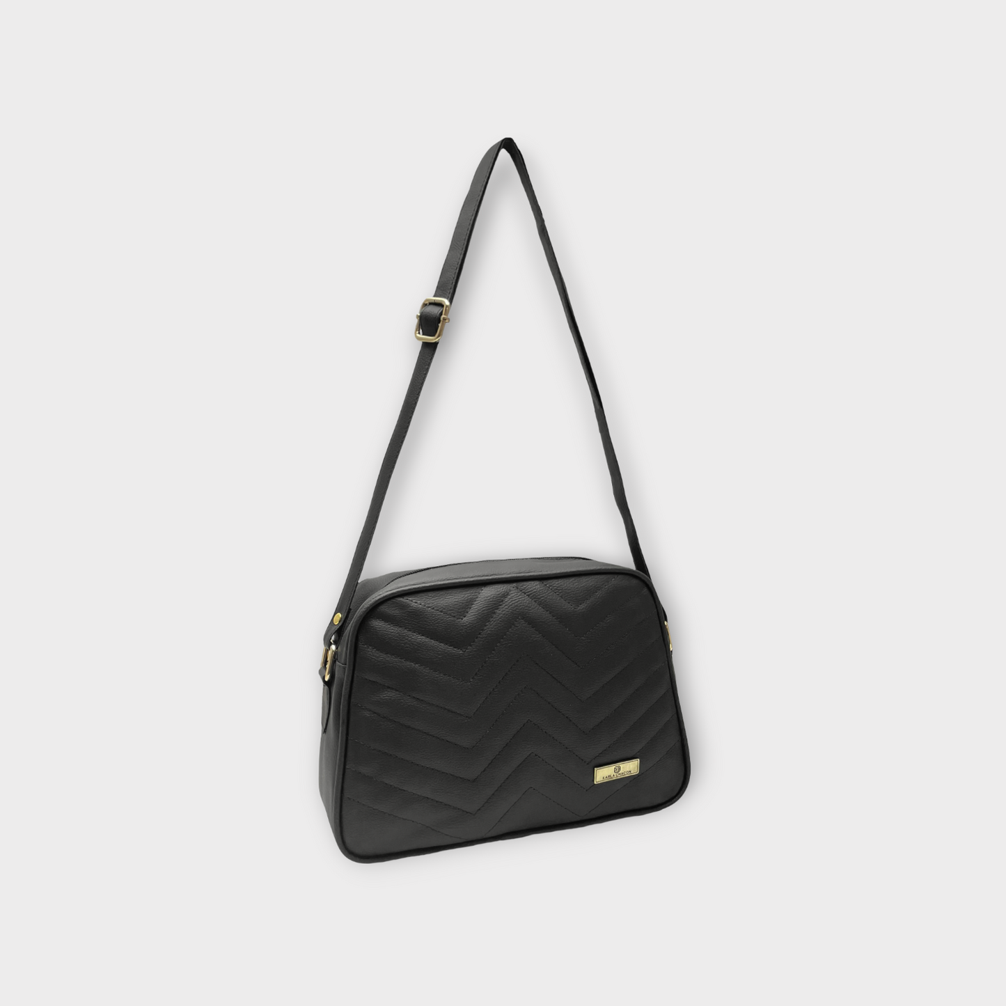 Bolso Tini Negro Con Correa Ajustable