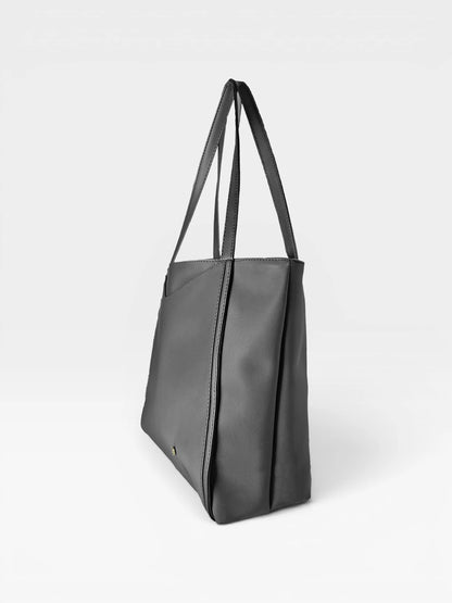 Bolso Cartera Tote Grande con cosmetiquera - Vinotinto, Negro y Beige (Vero)