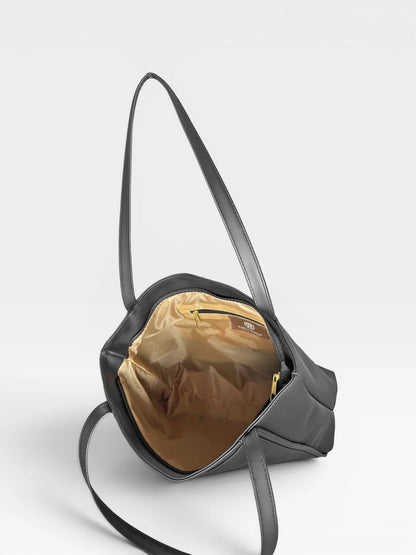 Bolso Cartera Tote Grande con cosmetiquera - Vinotinto, Negro y Beige (Vero)
