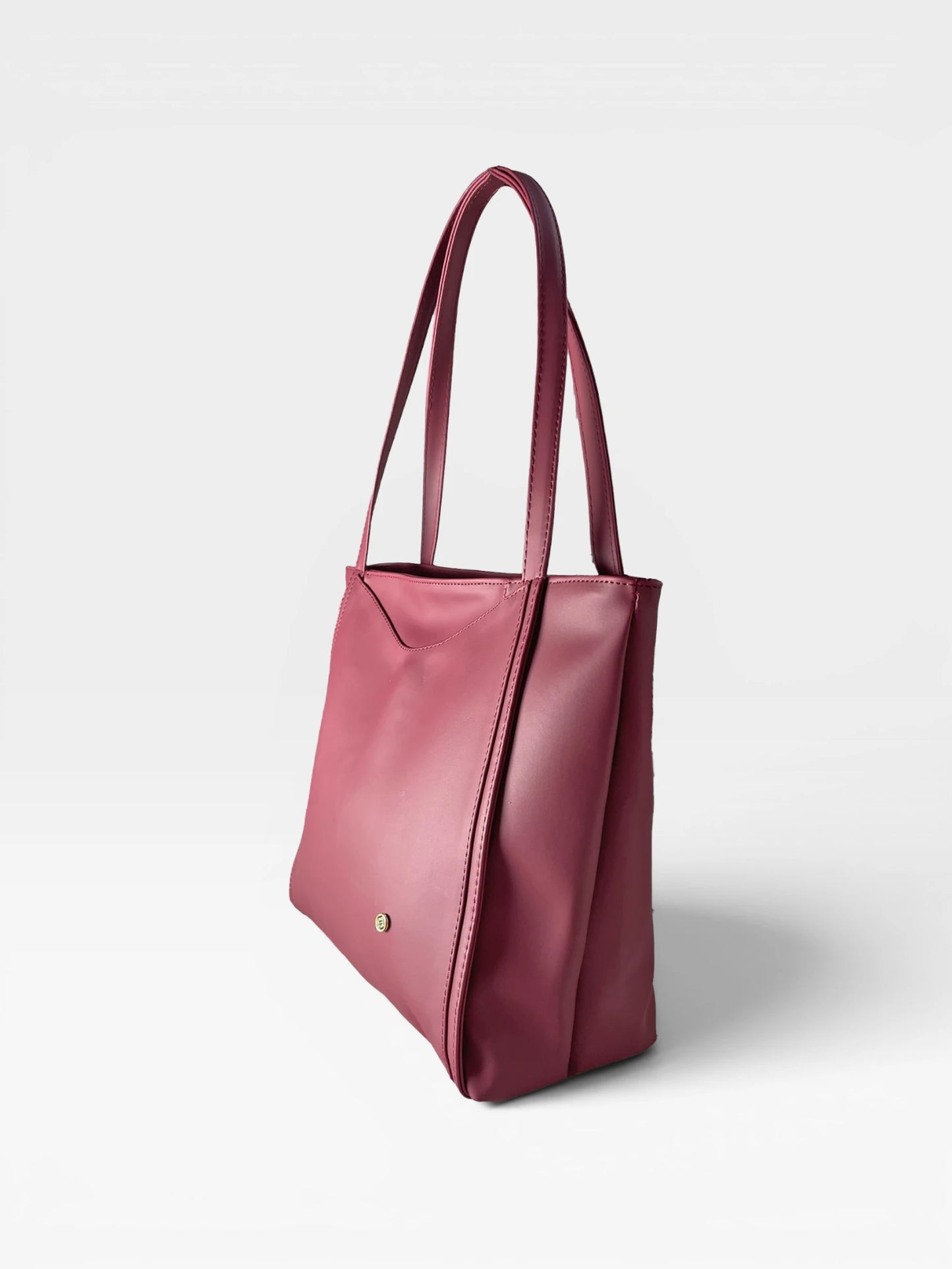 Bolso Cartera Tote Grande con cosmetiquera - Vinotinto, Negro y Beige (Vero)