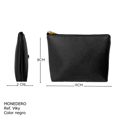 Monedero Viky Negro