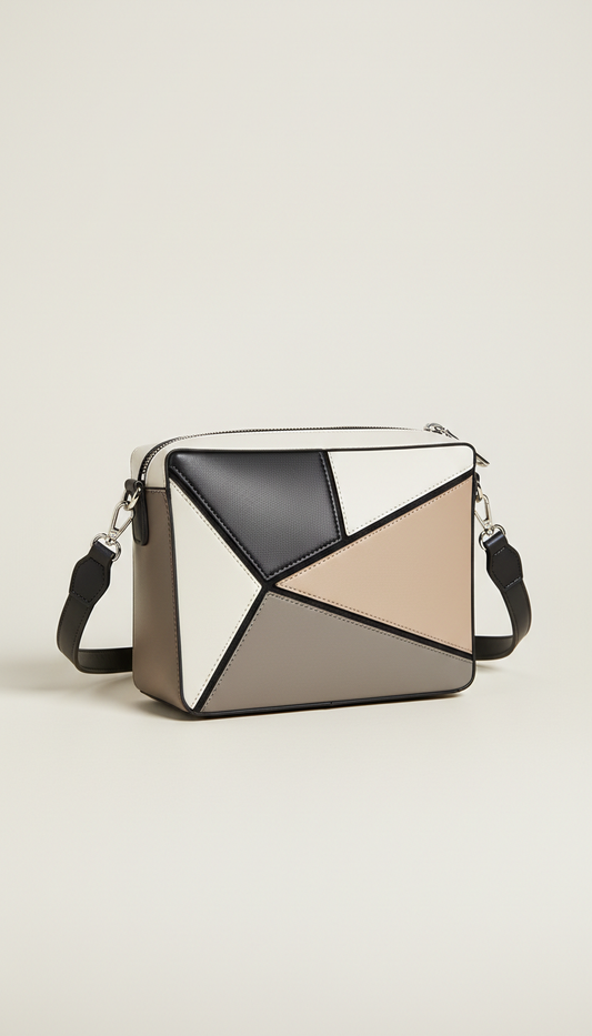Mini crossbody geométrico