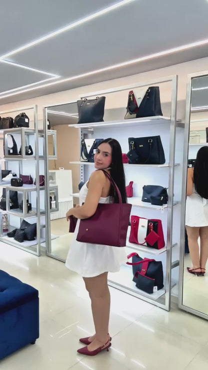 Bolso Tote con Cosmetiquera a Juego — Vero