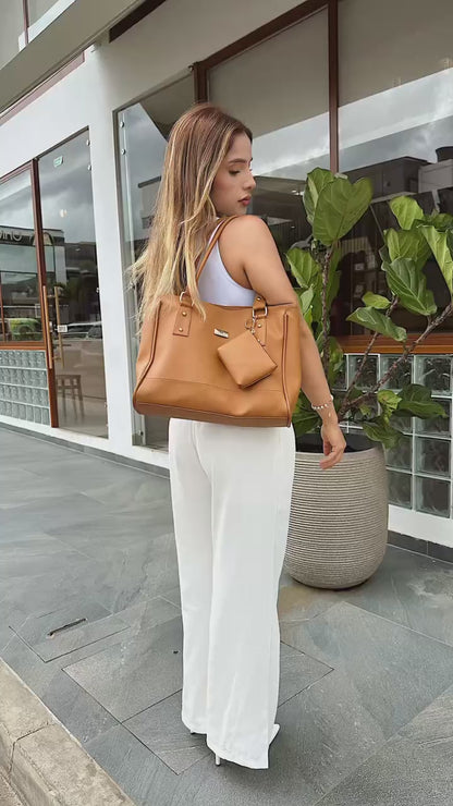 Bolso Tote con Monedero a Juego — Crez Café