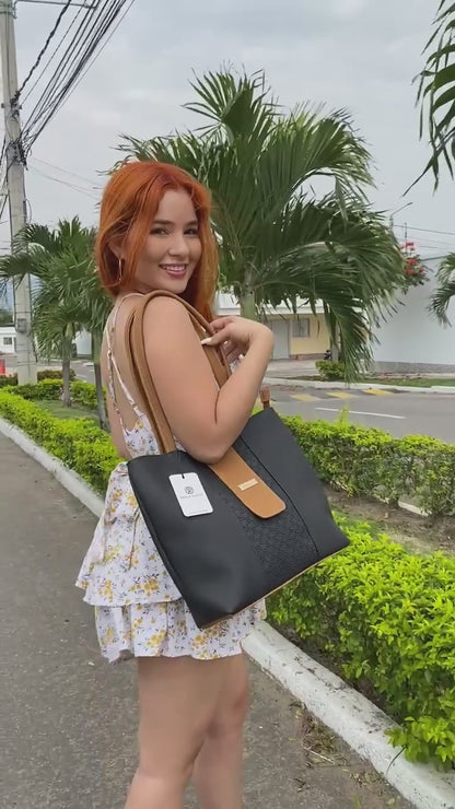 Cartera Line Beige con Accesorio