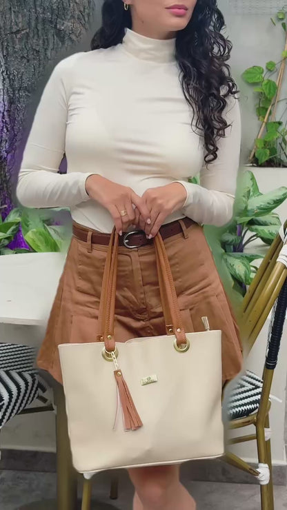 Bolso Mediano con Cosmetiquera a Juego — Gady