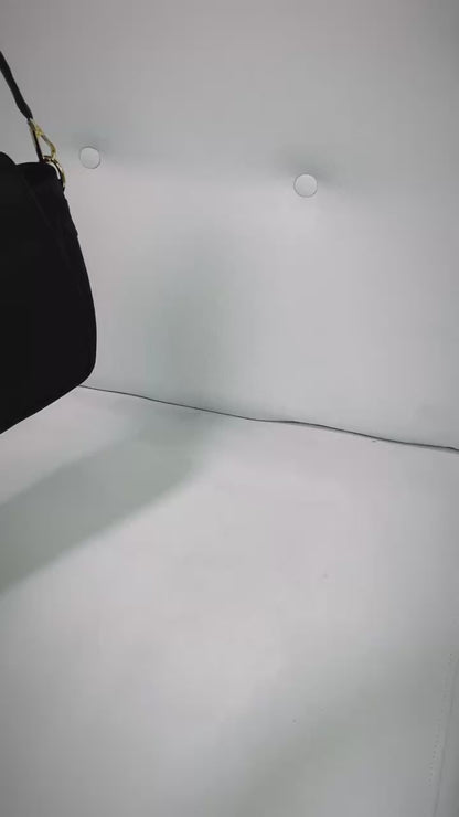 Bolso Manos Libres Lady - Negro, Beige y Azul